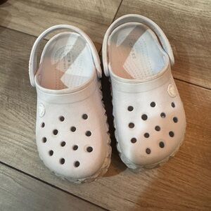 Light purple Crocs with Strap